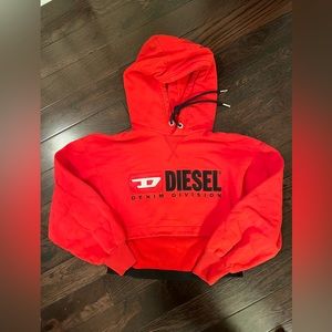 Diesel cropped hoodie
